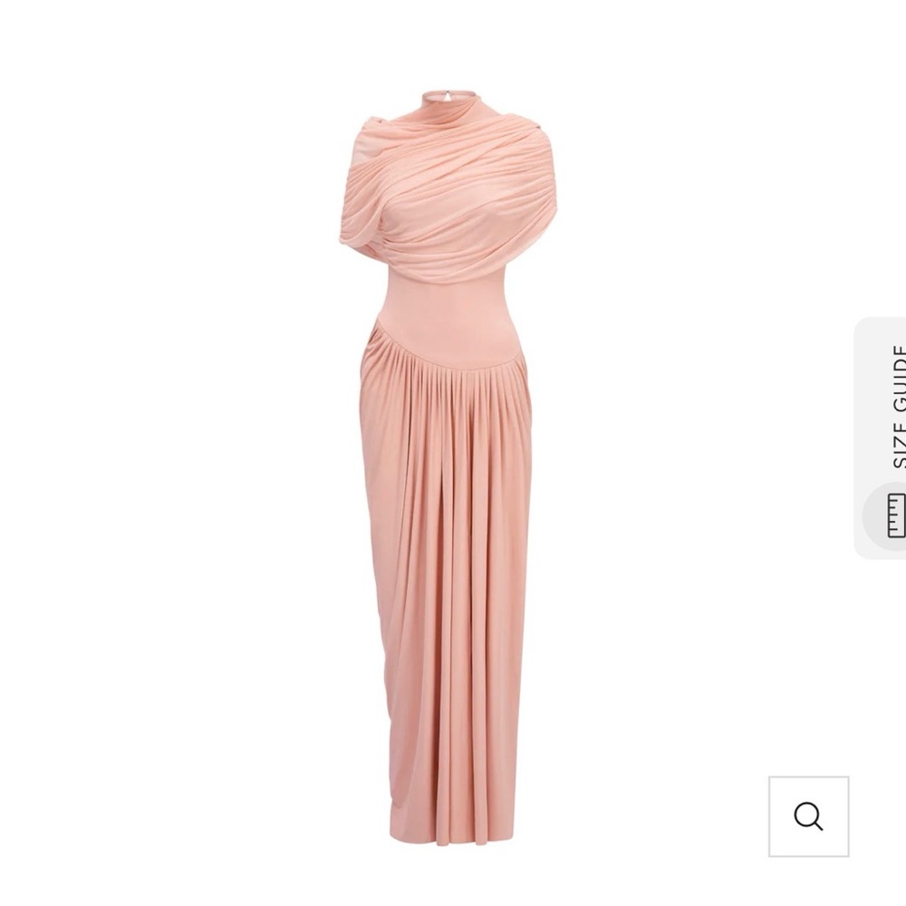 Chic Asymmetrical Pink Dress